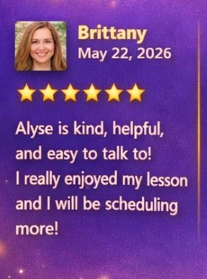 alyse teach student review 1
