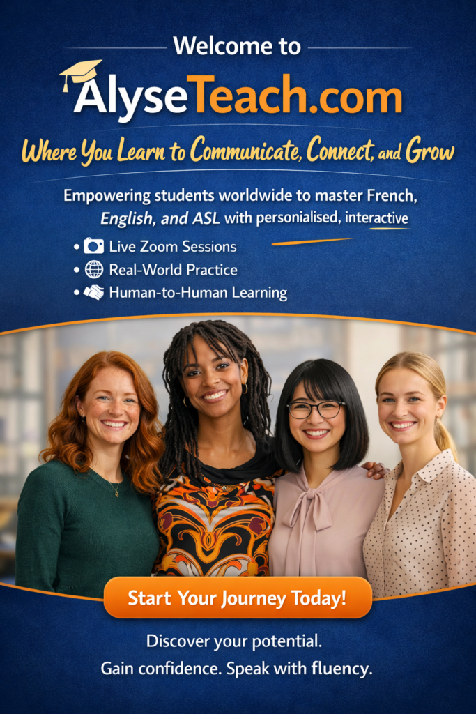 alyseteach.com welcome banner